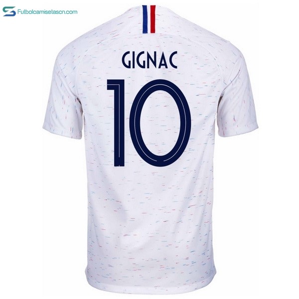 Camiseta Francia 2ª Gignac 2018 Blanco